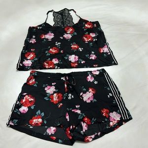 INC Floral Pajama Set (Satin Feel)